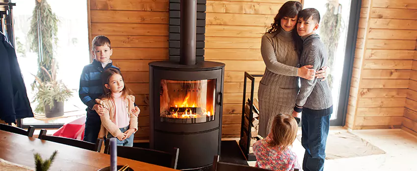 Morso Cast Iron Fireplace Insert Installation in Jollyville, Texas