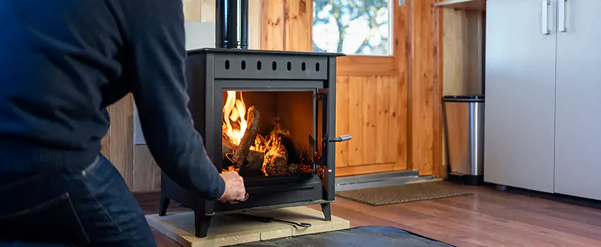 Open Hearth Wood Fireplace Installation in Jollyville, TX