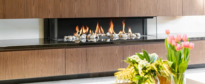 Double-height Fireplace Design Refurbishment in Jollyville, Texas
